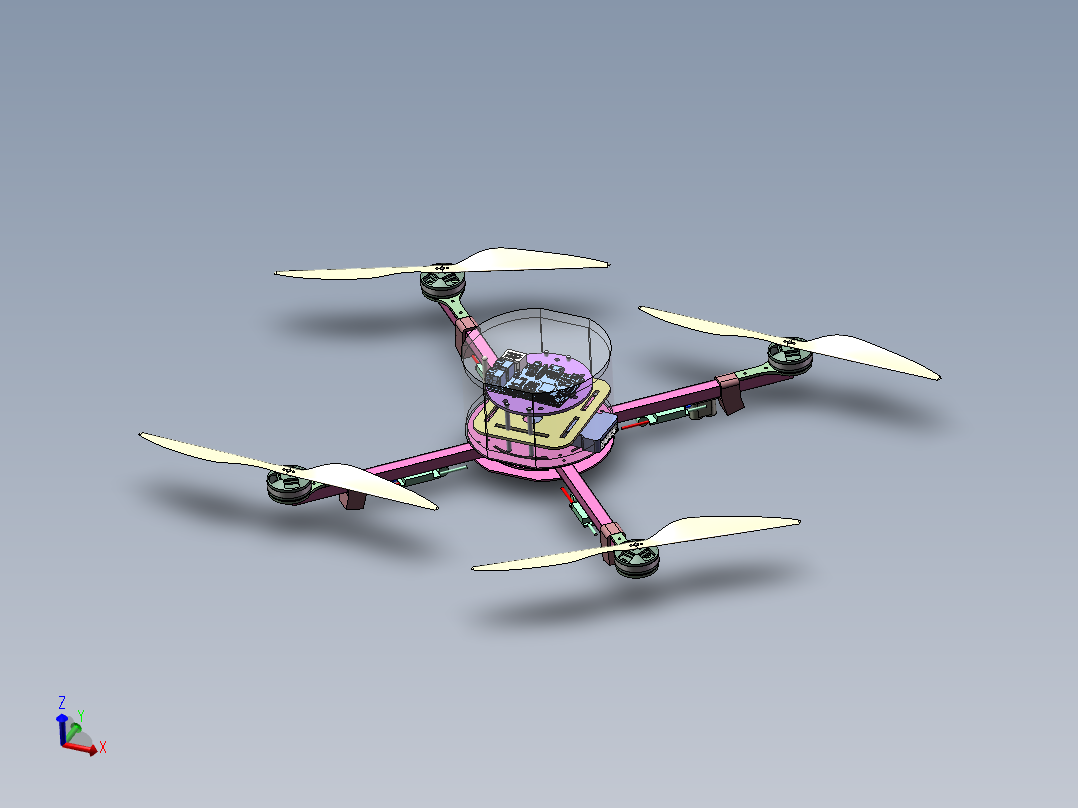 FW-2490 农业植保精准喷雾无人机主视图