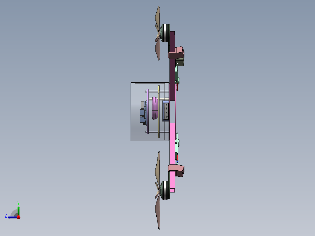 FW-2490 农业植保精准喷雾无人机右视图