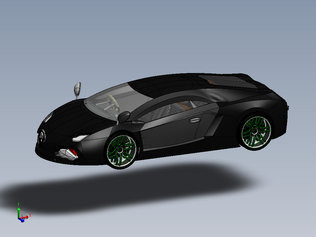 兰博基尼Aventador主视图