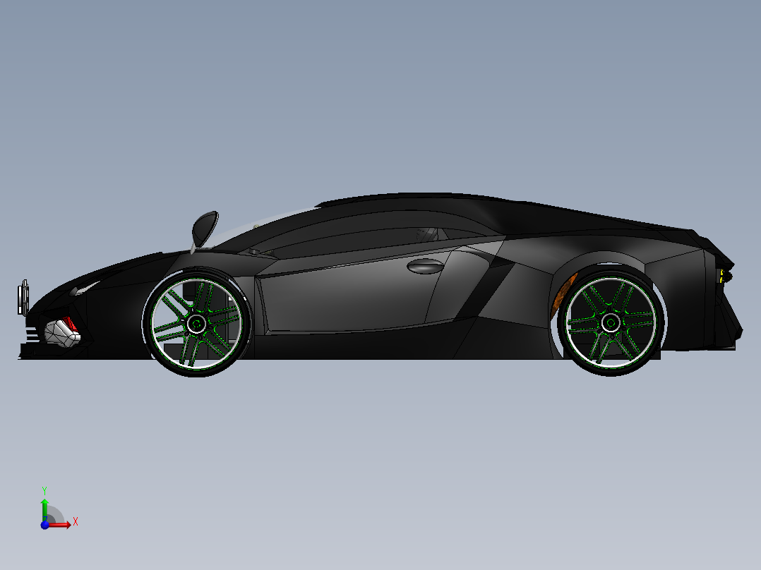 兰博基尼Aventador前视图