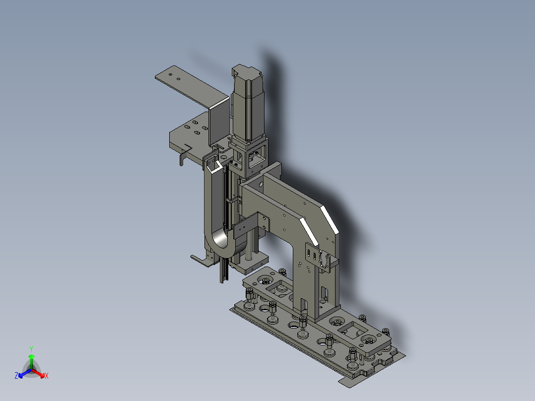 一站上下移位A主视图