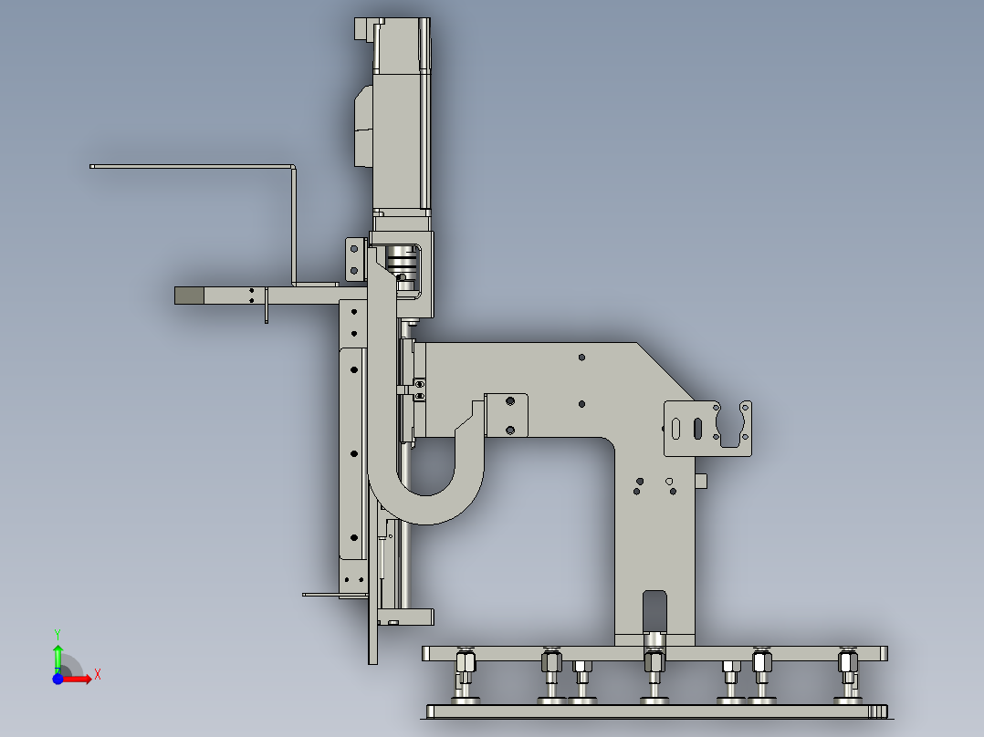 一站上下移位A前视图