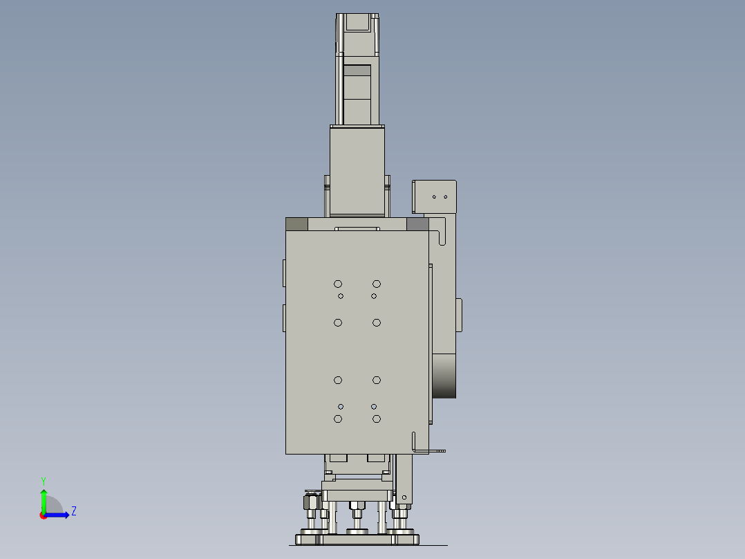 一站上下移位A左视图