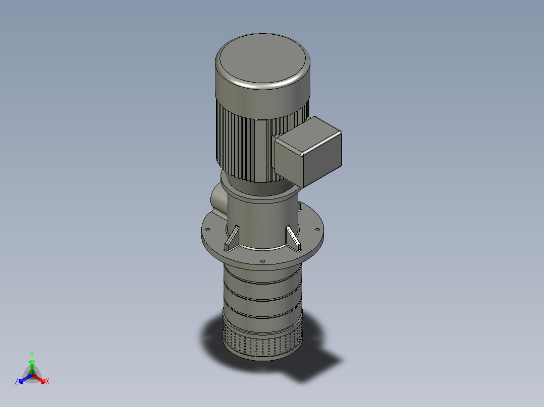 QLY8-40泵正等轴测图