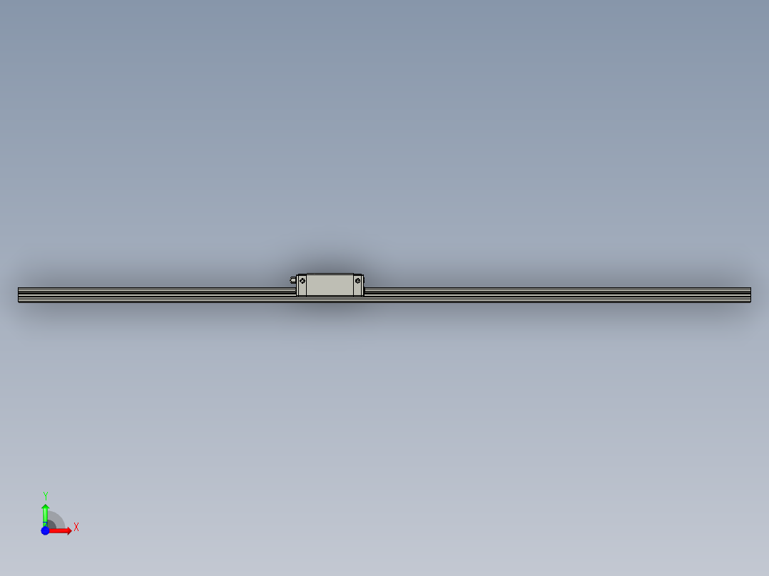 滑轨EGH15CAEL600前视图