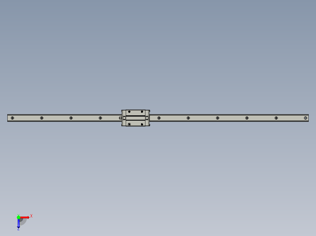 滑轨EGH15CAEL600俯视图