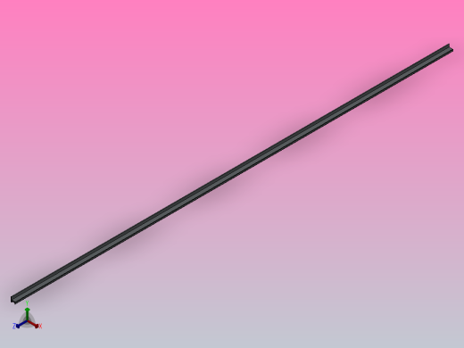 带有侧挡板H13的滑动条D30 灰色_带有侧挡板H13的滑动条D30 灰色正等轴测缩略图