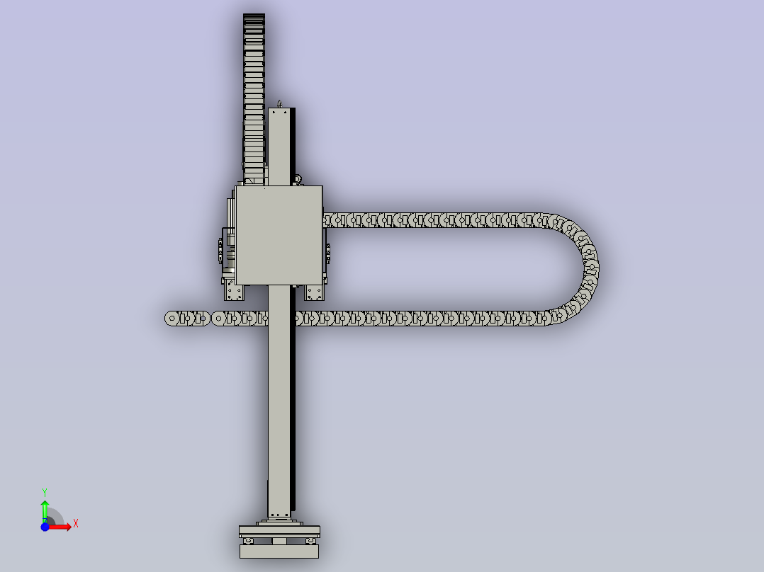 桁架三轴机械手前视图