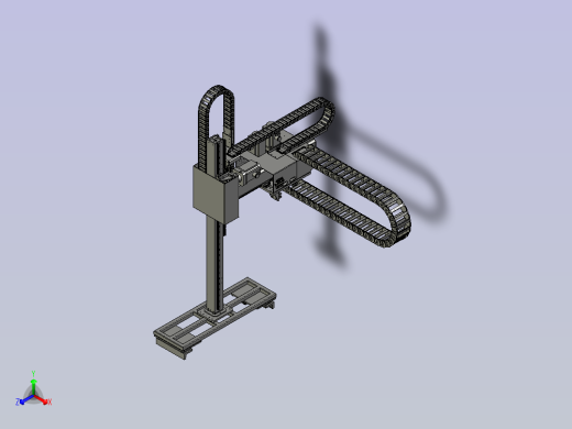 桁架三轴机械手正等轴测缩略图