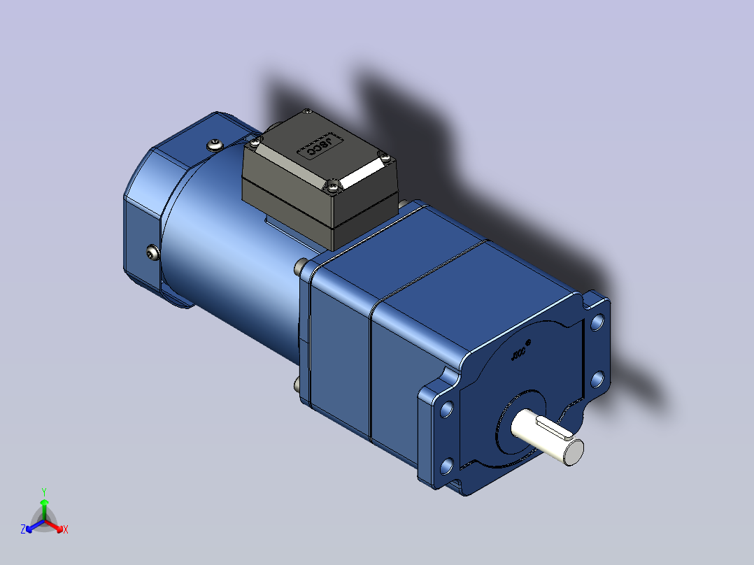 精研YS标准电机 90ys01-1800-he主视图