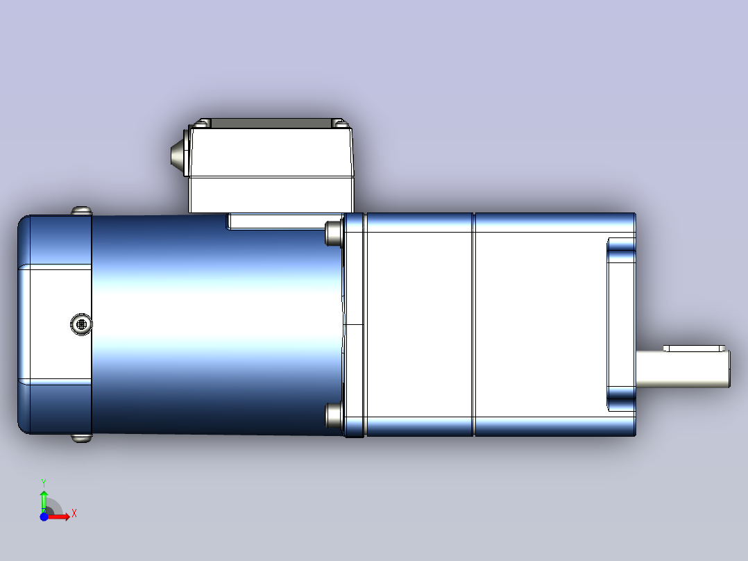 精研YS标准电机 90ys01-1800-he前视图