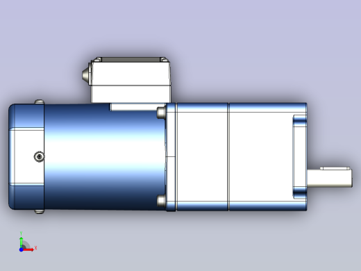 精研YS标准电机 90ys01-1800-he前视缩略图