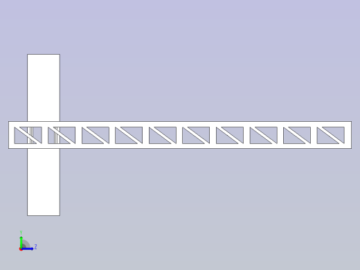 立柱模型图左视缩略图