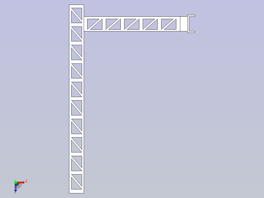 立柱模型图俯视图