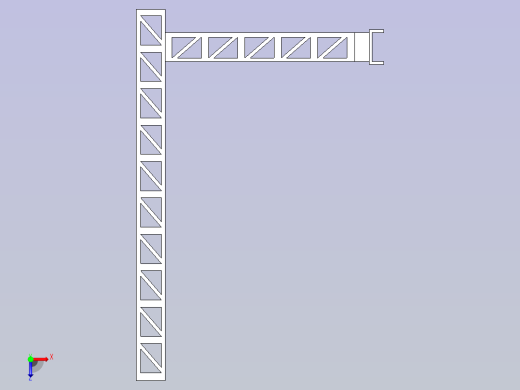立柱模型图俯视缩略图