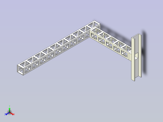 立柱模型图正等轴测缩略图