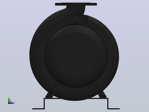 南方泵NIS，NISF泵外形（125-100-200）7.5kW-4极左视缩略图