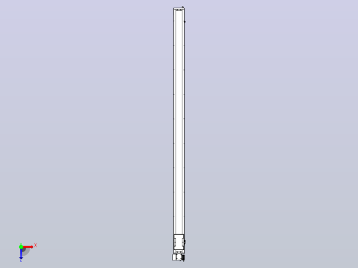SCM14-2700-LD滚珠花健、支撑座、滚珠丝杠、交叉导轨、直线模组俯视缩略图