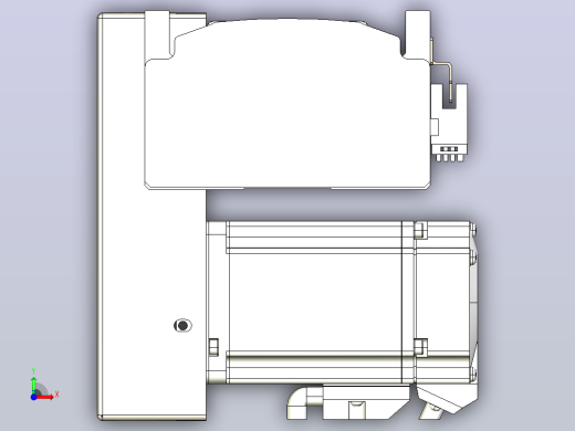 皮带直线轴半封闭可选导轨TPA-HNB-105D-90-L350-RP-C-P20-N3前视缩略图