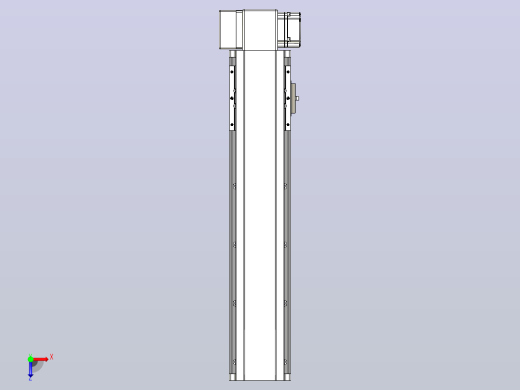 皮带直线轴半封闭可选导轨TPA-HNB-105D-90-L350-RP-C-P20-N3俯视缩略图
