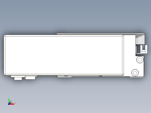 滚珠丝杠直线轴内置导轨TPA-GCR-170-2510C-L1000-MR-M75-N3前视缩略图