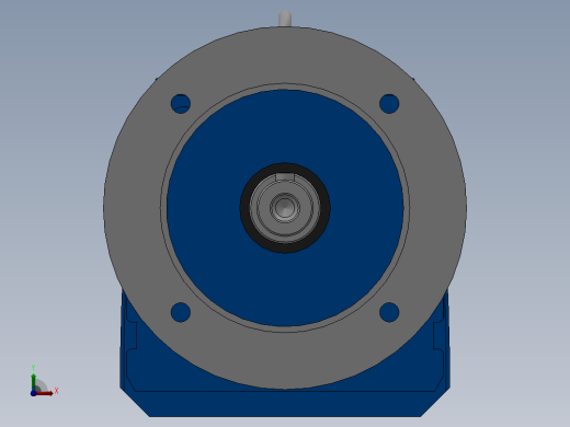 RF27R17法兰轴伸式组合型斜齿轮减速机RF27R17-Y0.18-4P-63-M1-0°-Φ160前视缩略图