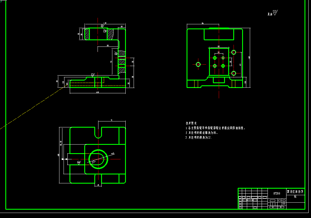 CA6140车床拨叉831002加工工艺编制及钻孔夹具设计（镗、钻、攻螺纹3套夹具）