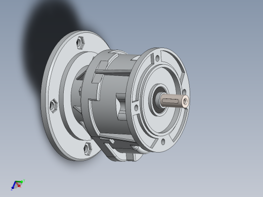 内嵌圆柱齿轮减速器