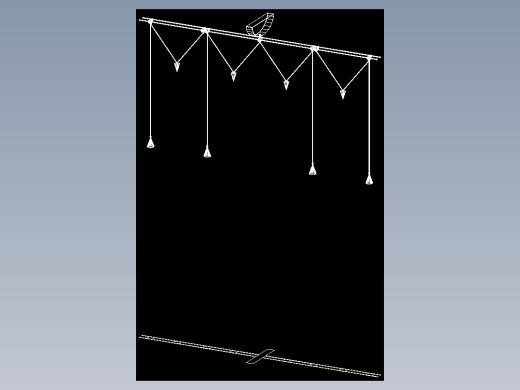 室内家具和灯具等的模型十五-K-L83