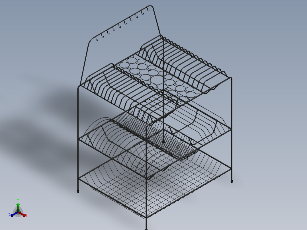 不锈钢厨房架14