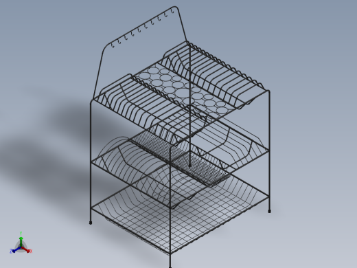 不锈钢厨房架14