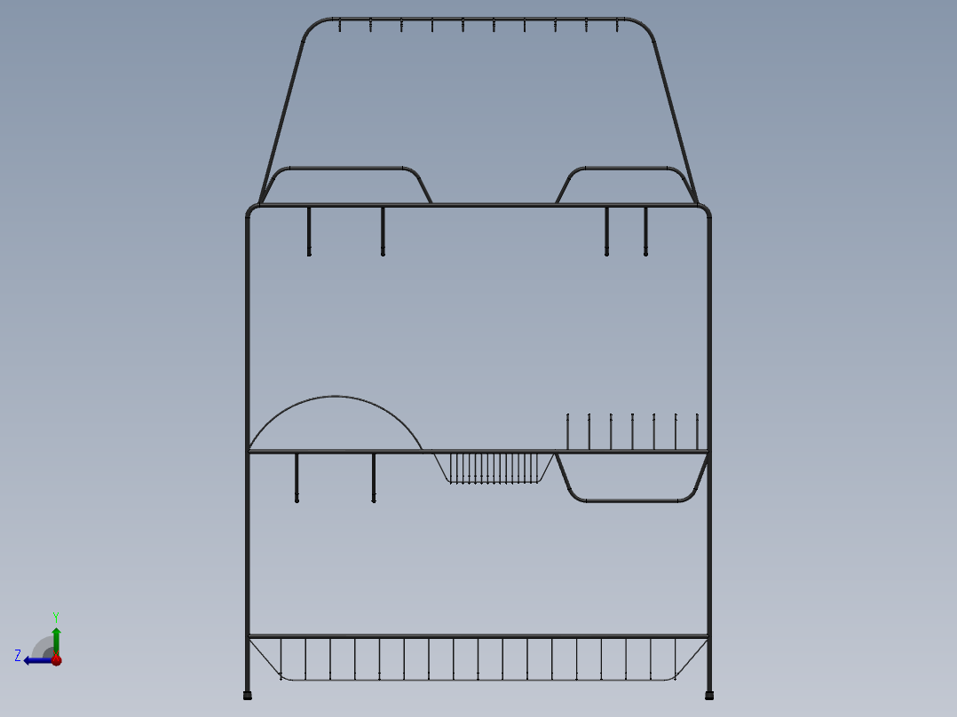 不锈钢厨房架14右视图