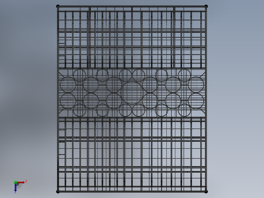 不锈钢厨房架14俯视图