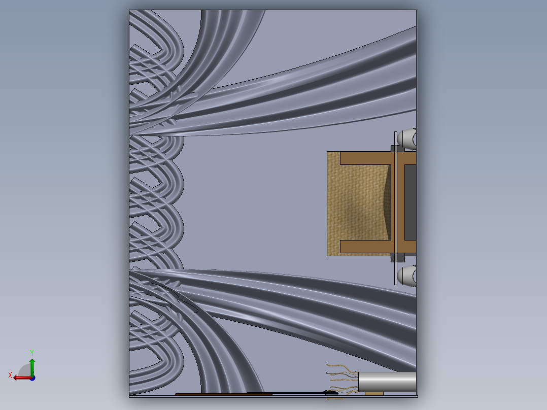 solidworks 室内设计后视图