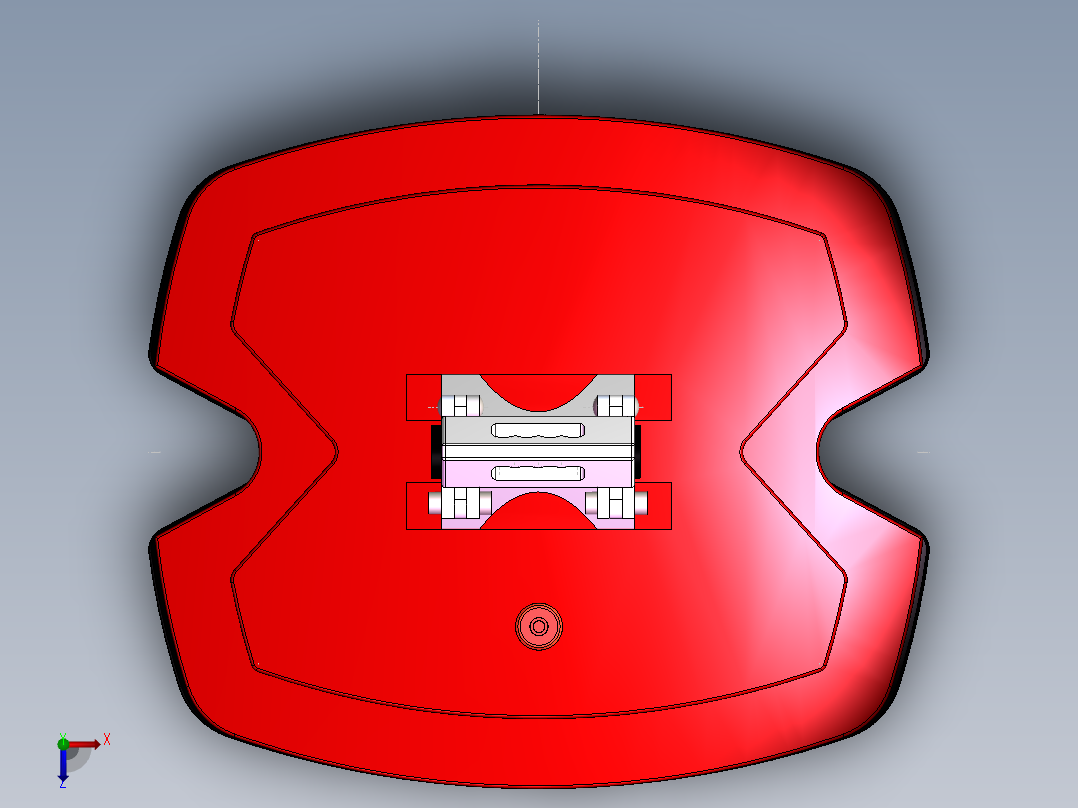 健身提踵板用来装杠铃的s俯视图