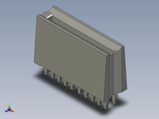 侧边卡连接器-457140001_stp