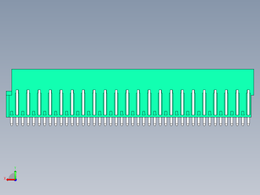 DEGSON 2EDG 系列 5.08mm 可插拔接线端子组-2EDGVT-5.08-44P-14-00AH后视缩略图