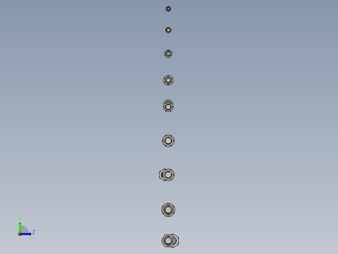 螺钉HM8 -10左视图