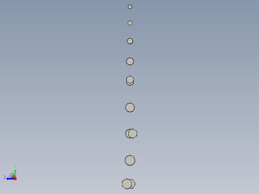 螺钉HM8 -10右视图