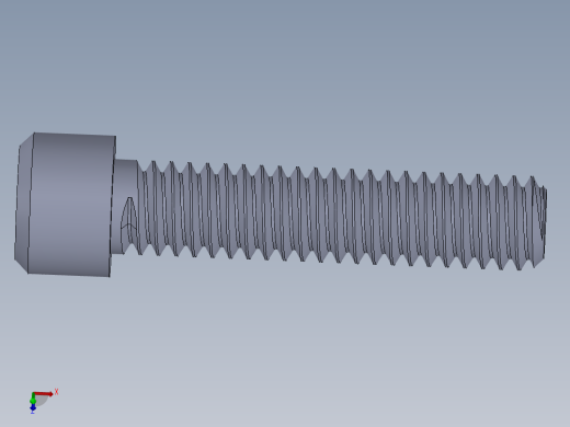 粗螺纹 SHCS 螺钉-SHCS 8-32.x0.75