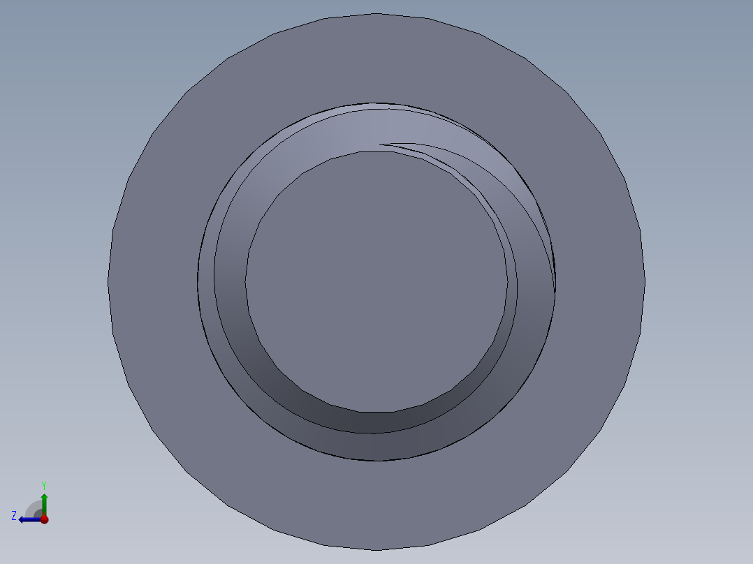 粗螺纹 SHCS 螺钉-SHCS 8-32.x0.75右视图