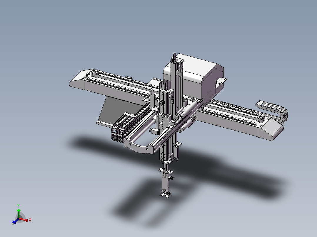 伺服注塑机械手 3D模型