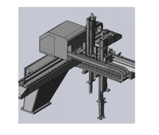 伺服注塑机械手 3D模型缩略图