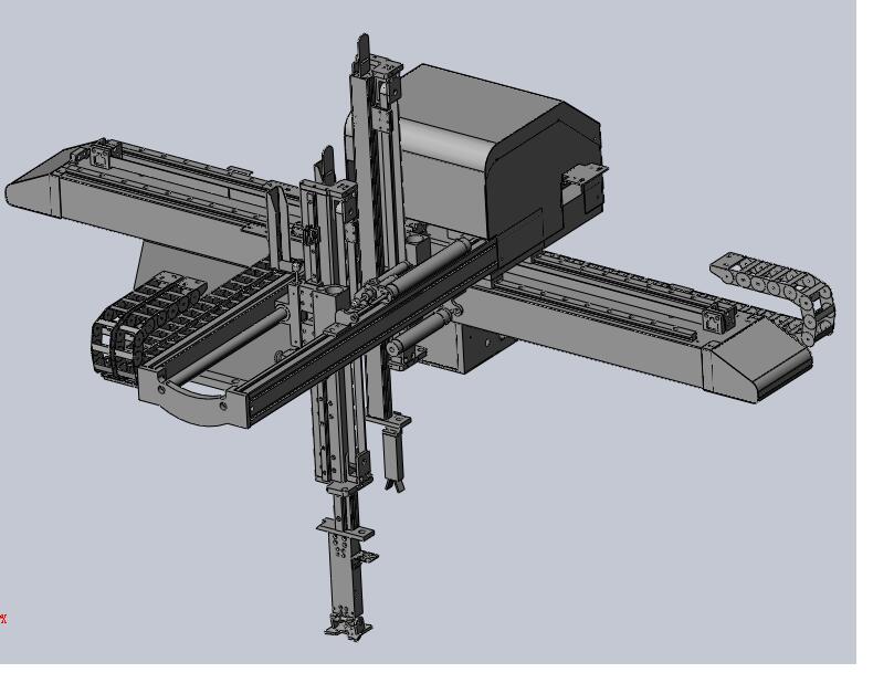 伺服注塑机械手 3D模型