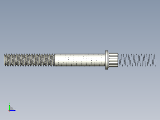 1-4in-20 2long 12-point screws.x_t左视缩略图