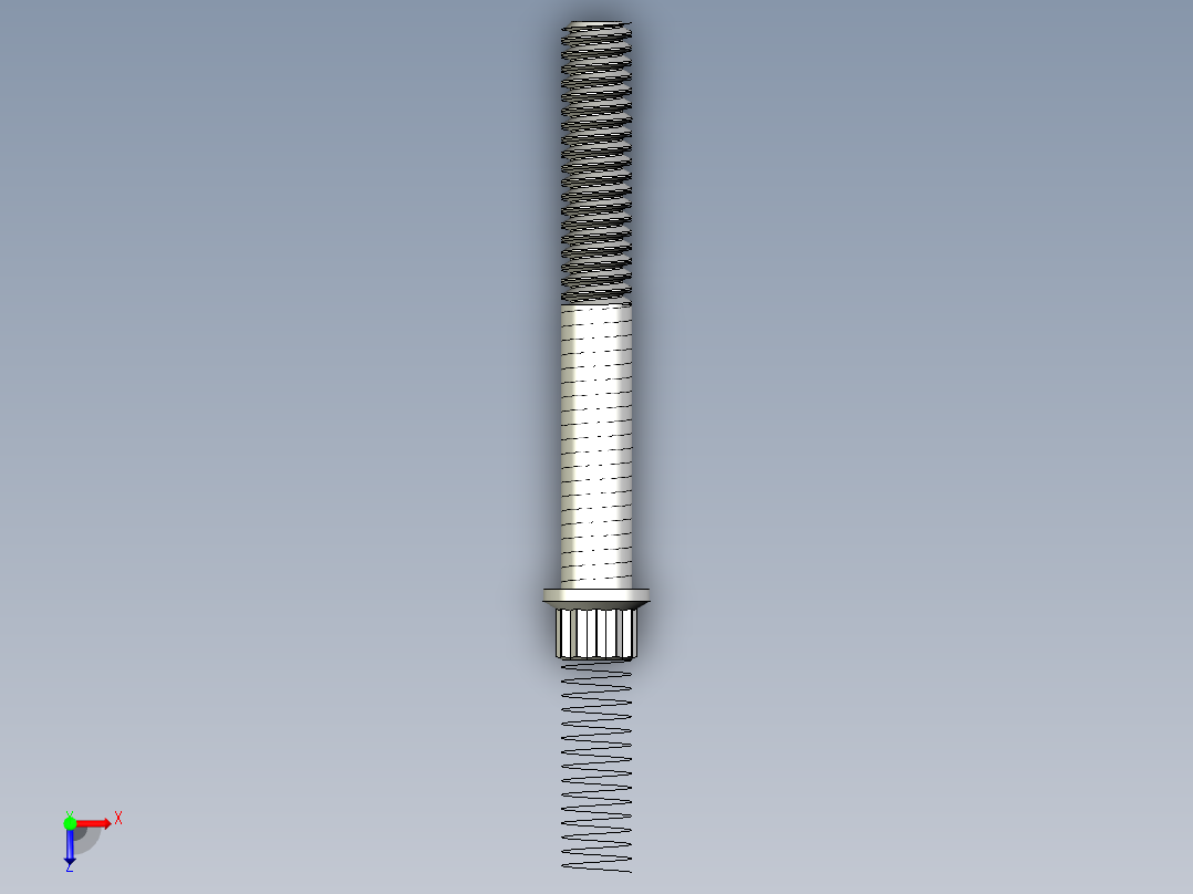 1-4in-20 2long 12-point screws.x_t俯视图