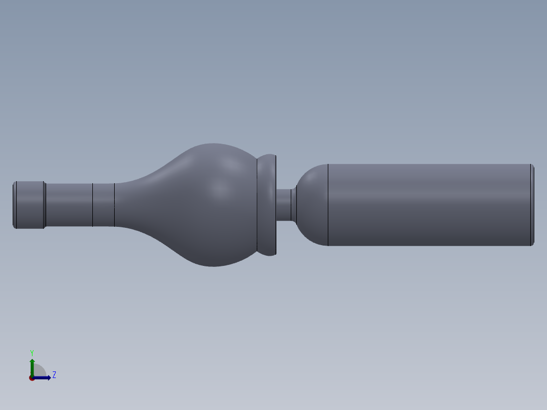 螺旋开瓶器27左视图