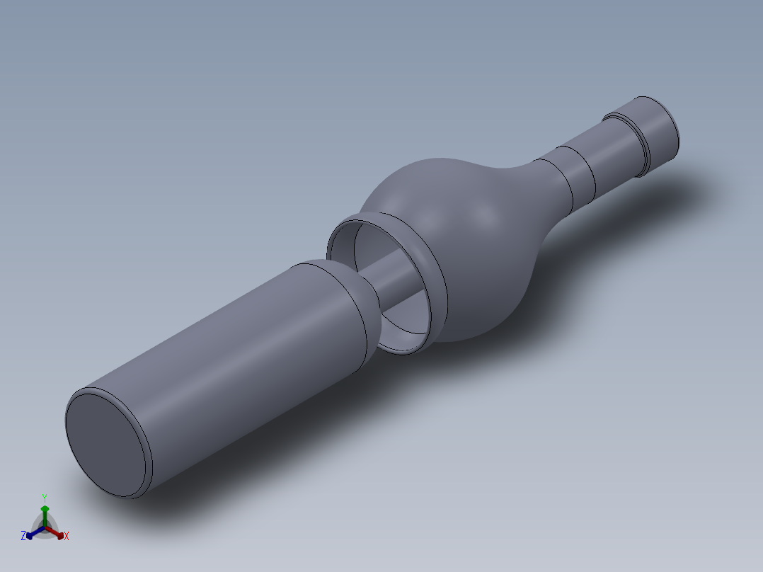 螺旋开瓶器27正等轴测图
