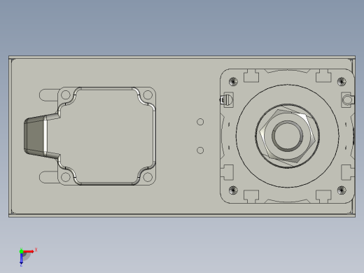 12VZ电动缸-VZ5-S100-BD俯视缩略图