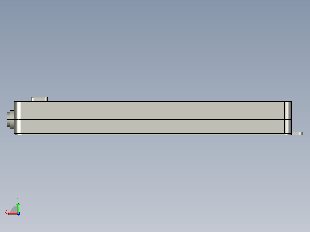 插排外形 SW STP后视图